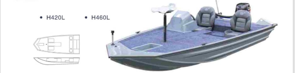 Bass boat HiQMar - H420