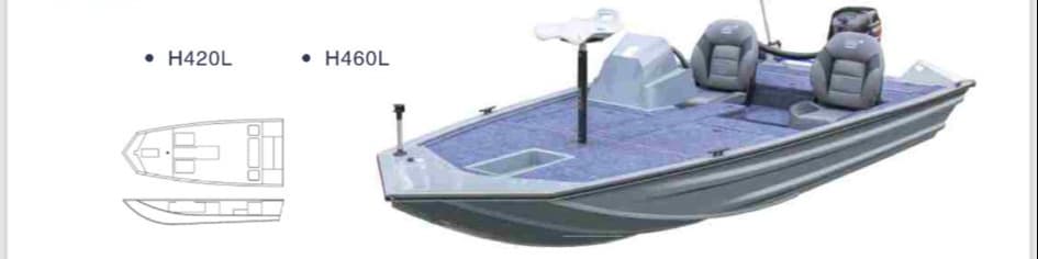 Bass boat HiQMar - H460